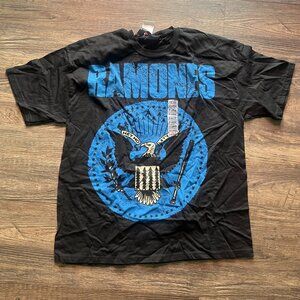 Ramones Rocket To Russia Blitzkrieg Logo Shirt New Xlarge